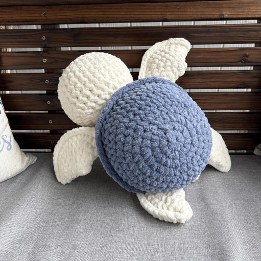 crochet sea turtle plushie
