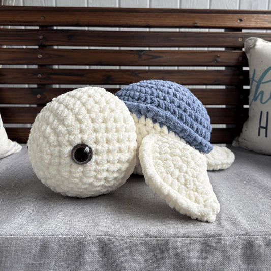 crochet sea turtle plushie